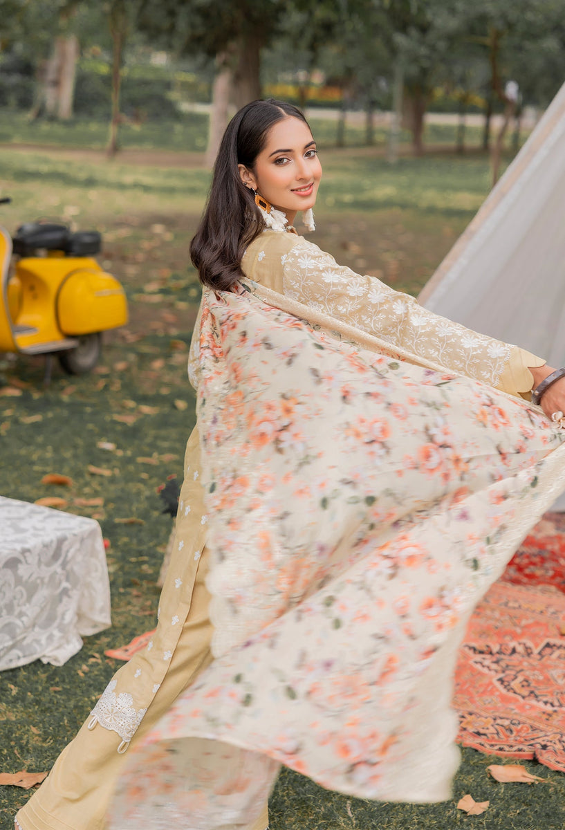 ADNANS LIBAS B-PINK FLOWERS LAWN