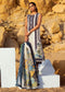 Crimson X Saira Shakira Luxury Lawn Collection 2022 – Summer Blooms - 6A - Cobalt