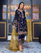 Emaan Adeel Makhmal Luxury Velvet Collection – Sapphire blue (MKH 8)