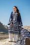 Erum Khan Luxury Lawn Collection 2021 – ER07-MAGESTIC INDIGO