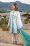 Erum Khan Luxury Lawn Collection 2021 – ER08-NILE MINT