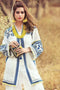Gul Ahmed Gypsy Folk Lawn Collection - White 1 PC Embroidered Lawn Single GS-01