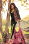 Gul Ahmed Gypsy Folk Lawn Collection - Black 2 Pc Embroidered Blended Chiffon GT-06
