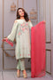 Needlez By Shalimar - Stay Bloom Cotton Net Collection – 002735 A