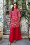 MARIA.B MBasics Lawn Collection – Maroon MB-US23-103-B