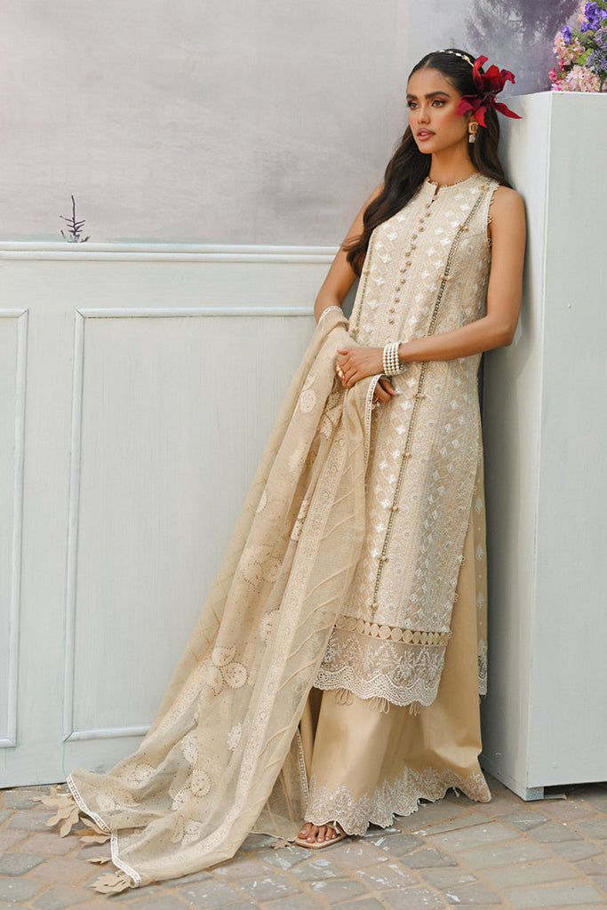 Qalamkar Chikankari Eid Edit Lawn Collection – CF-01 MIRA