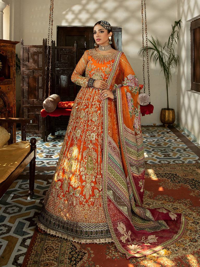 Maryam Hussain Gulaab Wedding Formals – KESAR