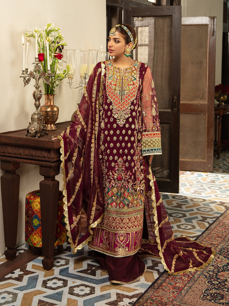 Maryam Hussain Gulaab Wedding Formals – ZEENIA
