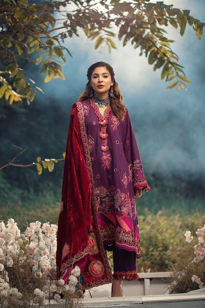 Maryam Hussain Winter Collection (with Shawl) – Capri