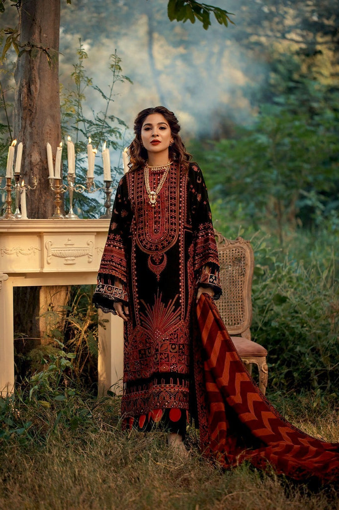 Maryam Hussain Winter Collection (with Shawl) – Napoli