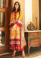 Naushad Imdad Luxury Lawn Collection 2022 – Oriol Mustard - NI-LL-007