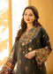 Naushad Imdad Luxury Lawn Collection 2022 – Pirate Black - NI-LL-010