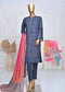 Bin Saeed Stitched Chikankari 3Pc Suit – SMLF-410-CK