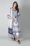 Khaadi Spring Collection 2021 – 3PC Suit · Printed Suit · A21110 White