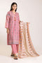 Khaadi Winter Vibe Collection 2019 – CA19504 Pink 3Pc
