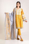 Khaadi Winter Vibe Collection 2019 – CB19501 Yellow 3Pc