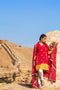 Gul Ahmed Summer Essential Collection 2018 – Red 3 Pc Printed Lawn CL-295 B