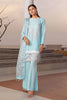 Gul Ahmed Pre-Fall – 3PC Embroiderd Cotton Silk Suit with Embroidered Organza Stripe Dupatta PM-32070