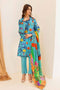 Gul Ahmed 2023 – 3PC Printed Cambric Suit with Lawn Dupatta CBN-32021