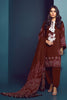 AlKaram Winter Collection – Three Piece Embroidered Cotail Suit With Printed Cotail Viscose Dupatta – FW-09-20-Maroon