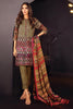 AlKaram Winter Collection – Three Piece Printed Plain Viscose Suit With Printed Plain Viscose Dupatta – FW-11.1-20-Brown