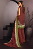 AlKaram Winter Collection – Three Piece Embroidered Karandi Suit With Printed Karandi Dupatta – FW-20.1-20-Red