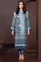 AlKaram Winter Collection – Two Piece Printed Karandi Suit With Dyed Karandi Trouser – FW-24.1-20-Blue