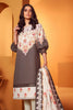 AlKaram Winter Collection – Three Piece Printed Khaddar Suit With Printed Khaddar Dupatta – FW-38.1-20-Grey