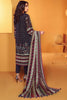 AlKaram Winter Collection – Three Piece Printed Khaddar Suit With Printed Khaddar Dupatta – FW-39.1-20-Black