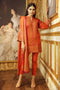 AlKaram Winter Collection 2019 – 3 Piece Embroidered Plain Viscose Suit with Plain Viscose Dupatta – FW-9.1-19-Orange