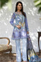 Hina Shah Luxury Lawn Collection 2018 – Bluu HS-06