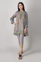 Khaadi Spring Collection 2021 – 2PC Suit · Printed Kameez Pants · J21110 Grey
