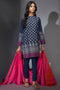 Khaadi Winter Tales Vol-2 – JA17709 Navy Blue 3Pc