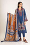 Khaadi Winter Escape Collection 2019 – KO19514-Blue-3Pc