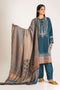 Khaadi Winter Escape Collection 2019 – KO19515-Blue-3Pc
