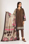 Khaadi Winter Escape Collection 2019 – KO19523-Brown-3Pc