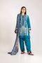Khaadi Winter Vibe Collection 2019 – KO19502 Blue 3Pc