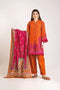 Khaadi Winter Vibe Collection 2019 – KO19513 Orange 3Pc