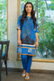 AlKaram MAK Spring/Summer 2020 – Two Piece Printed Cambric Suit With Cambric Trouser - MAK-F-002-20-Blue