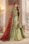 MARIA.B. MBroidered Wedding Collection – Coral in Sea green (BD-2303)
