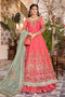 MARIA.B. Mbroidered Heritage Edition 2022 – Salmon Pink and Feroza (BD-2402)
