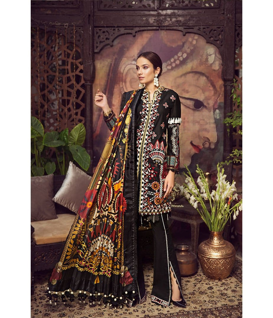 Maryam Hussain Luxury Lawn Collection – MIDNIGHT