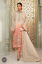 MARIA.B Luxury Chiffon Collection 2022 – MPC-22-208-Cream and Coral Pink