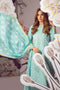 AlKaram Mid Summer Infinite Collection – 2 Piece Printed Suit with Cotton Net Dupatta - MS-16.1-19-Turquoise