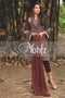 Motifz Embroidered Crinkle Chiffon Collection '16 – Ruby Red 1267