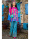 Sifa Lawn by Zunaira Raza – SL-13 B (Phulkari) - Two Piece