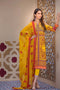 Gul Ahmed Summer Premium Collection 2018 – Yellow 3 Pc Premium Printed PM-214