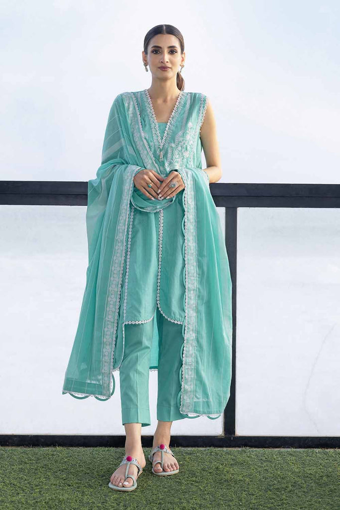 Gul Ahmed – 3PC Embroidered Jacquard Suit with Yarn Dyed Dupatta MJ-32044