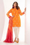Khaadi Mid Summer Lawn Collection 2018 – S18301 Orange 3Pc