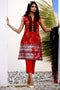 AlKaram Spring/Summer - 3 Piece Printed Embroidered – SS-09 Red